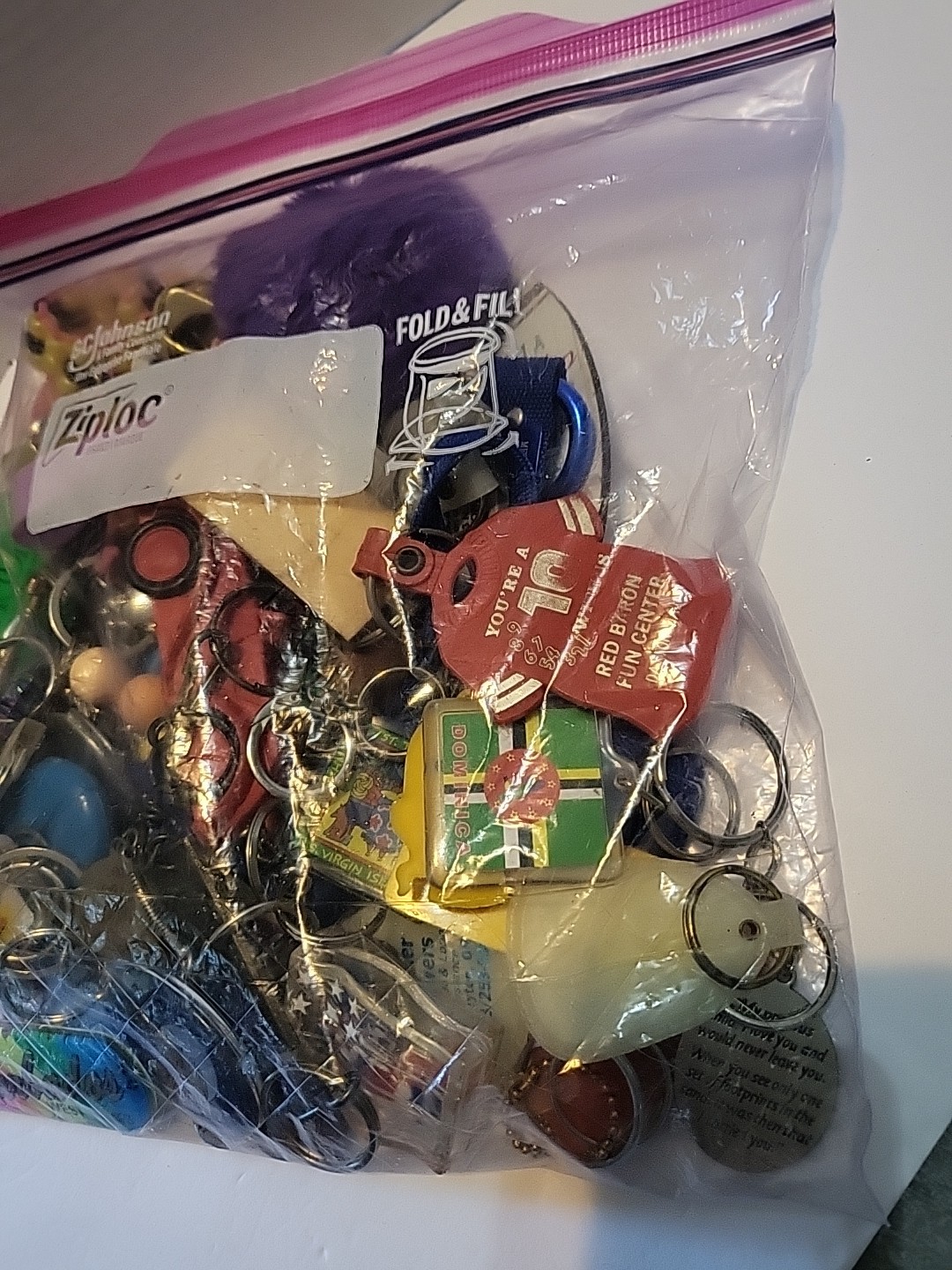 2lbs. 4.6oz Multicolor Assorted Key Chain Grab Bag