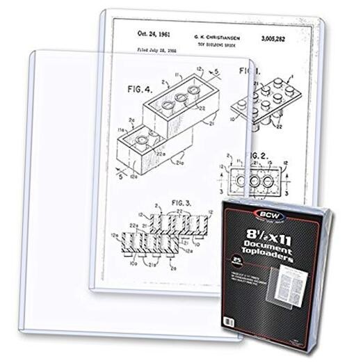 Premium 8.5×11 Topload Holder | Rigid PVC, No Harmful Additives | Protects