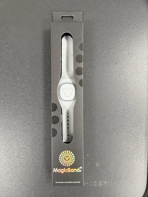 Brand New Disney MagicBand+ Mickey Mouse Solid Gray Unopened Free Shipping