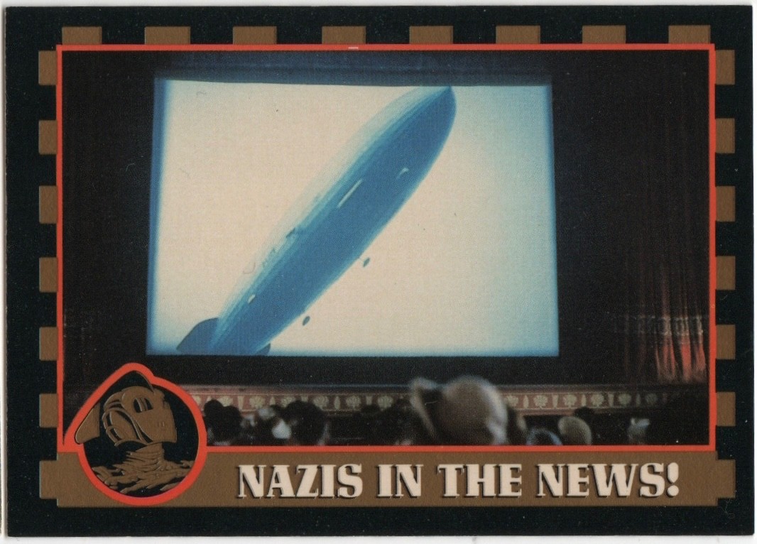 Vtg 1991 Disney’s The Rocketeer #32 NAZIS IN THE NEWS! Topps Movie Trading Card