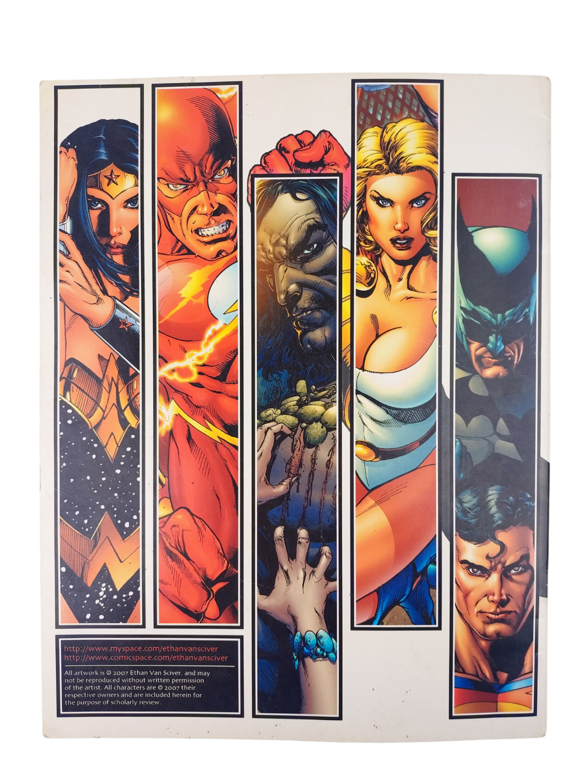 My Struggle Ethan Van Sciver Signed Sketchbook 2007 Comic Art Book 388/1000