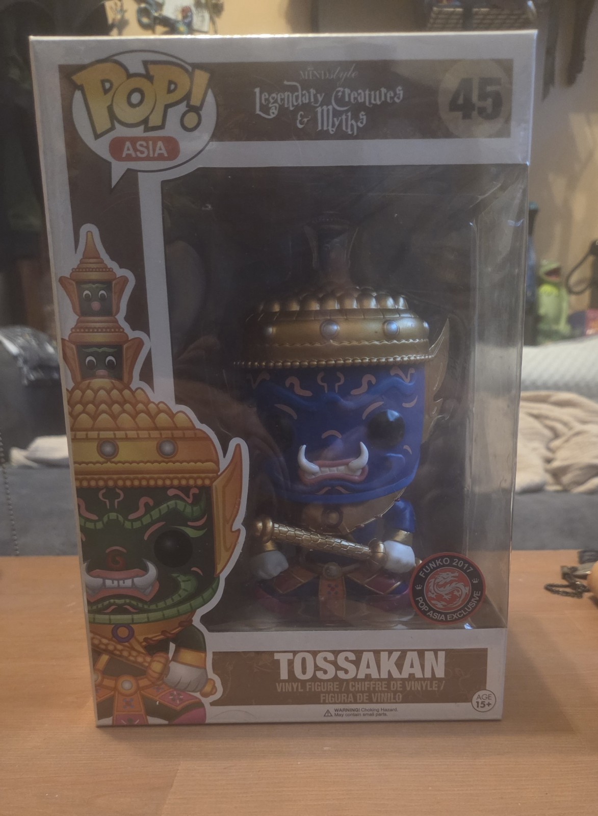 Funko Pop! Asia Legendary Creatures & Myths – Tossakan #45 – Midnight Blue w/pro