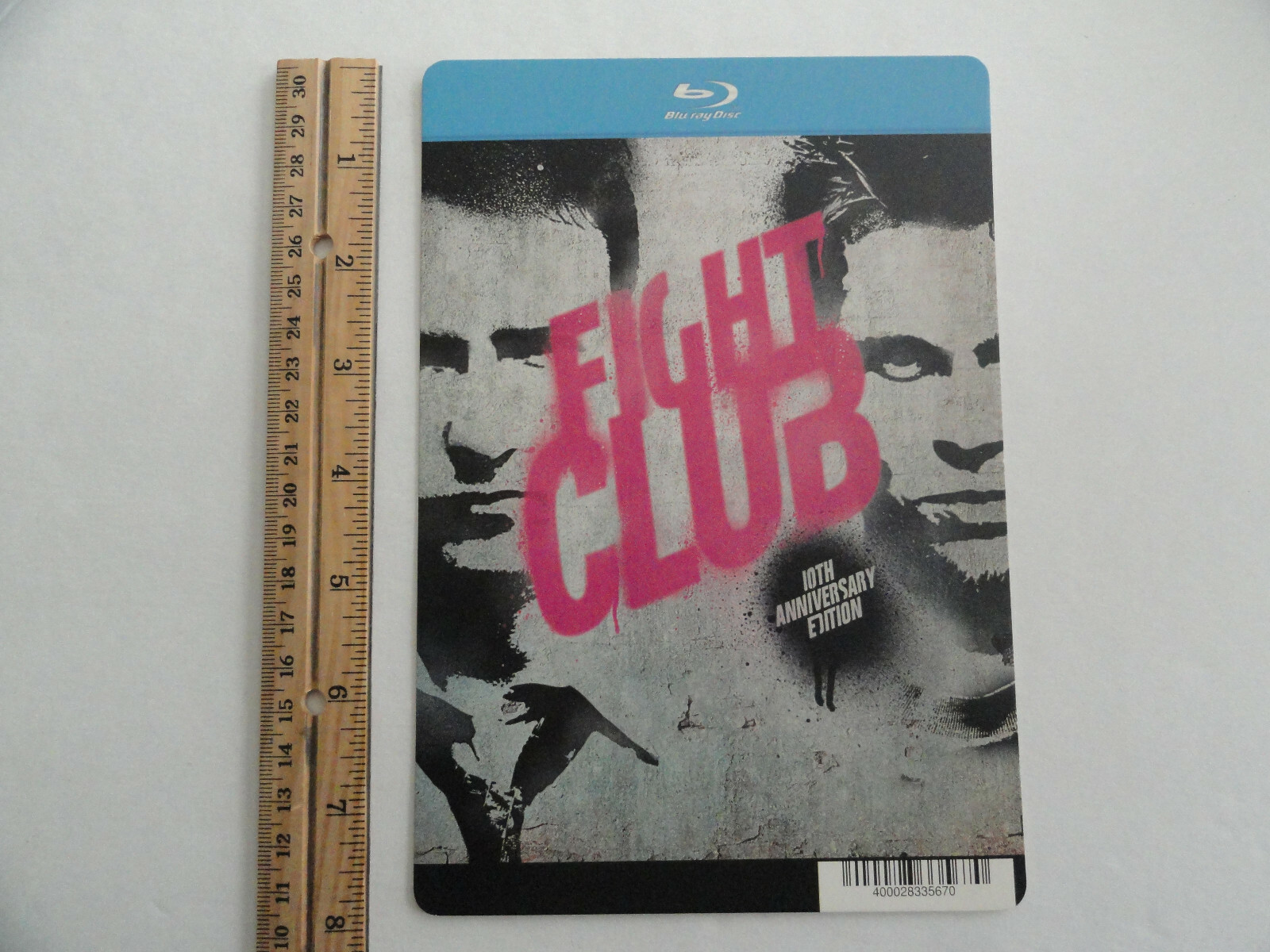 FIGHT CLUB – BRAD PITT – BLOCKBUSTER VIDEO BACKER CARD 5.5″X8″ -NO MOVIE