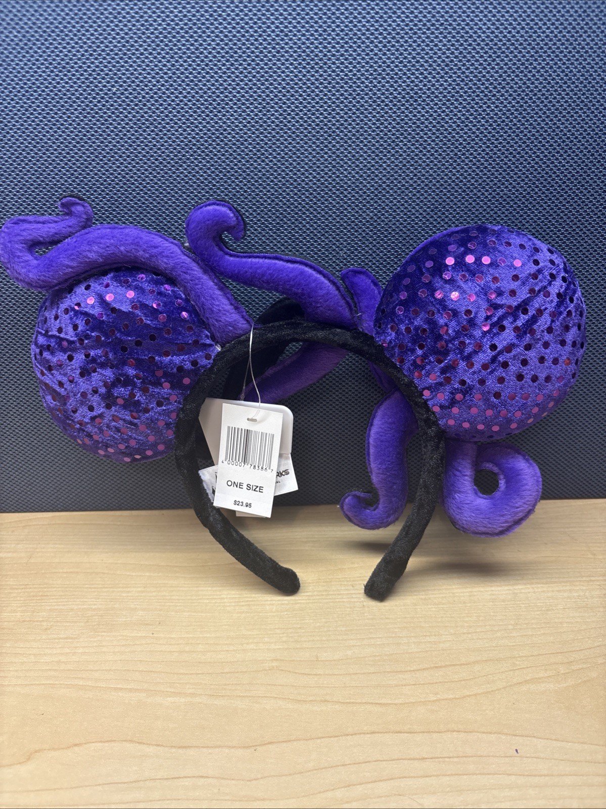 DISNEY PARK EARS RARE URSULA Little Mermaid PURPLE HEADBAND Halloween- NWT