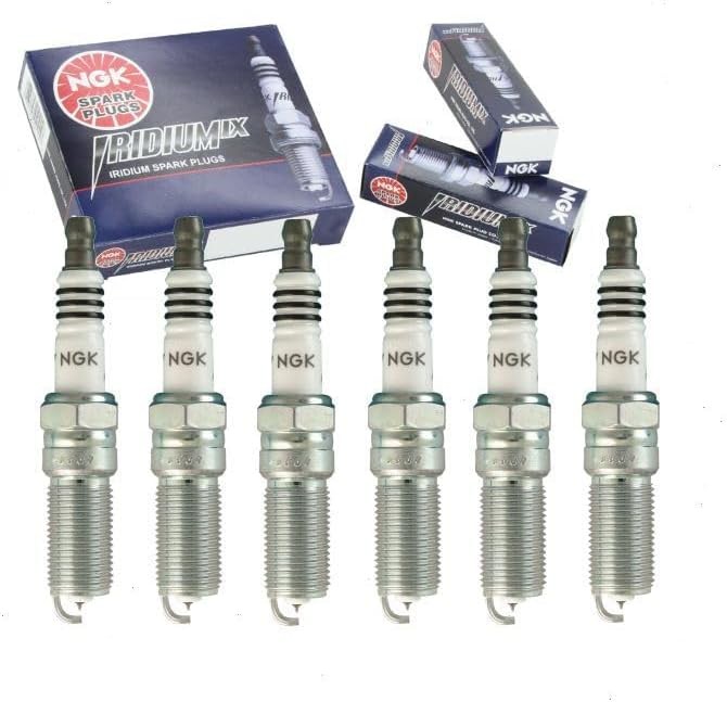6 pc NGK Iridium IX Spark Plugs compatible with Ford F-150 3.5L V6 … Fast Ship