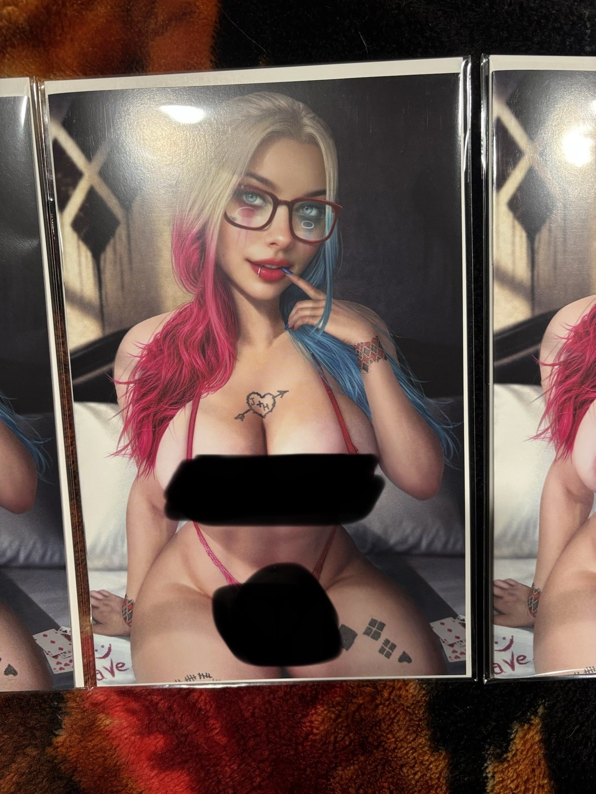 Cool Comics (Playful Temptation) Lingerie Virgin Harley Quinn LTD High Grade
