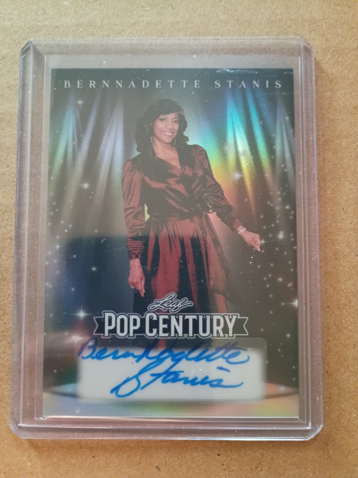 2026 Leaf Pop Century Silver Bernadette Stanis 11/25 Auto GOOD TIMES TV