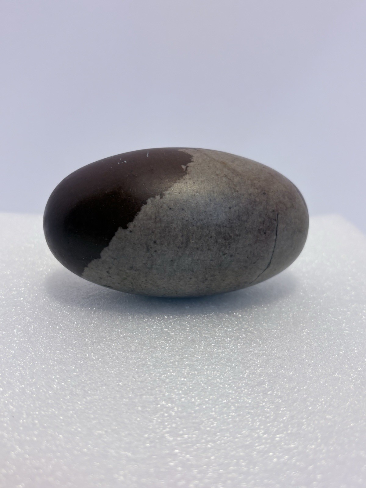 Shiva LingamStoneNarmadaRiverTumbled 4lbs8″ Long X3.5″High (3)