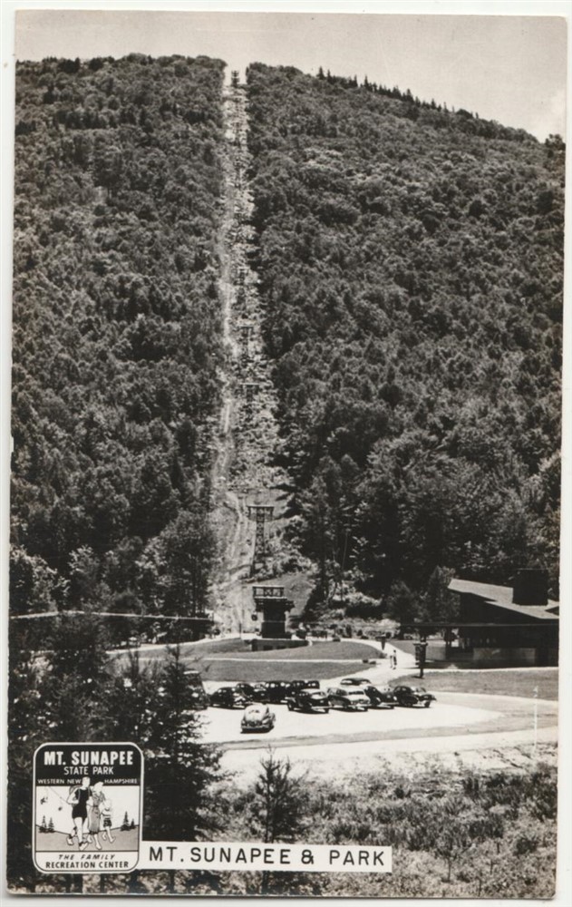 Newbury, NH – RPPC – Park
