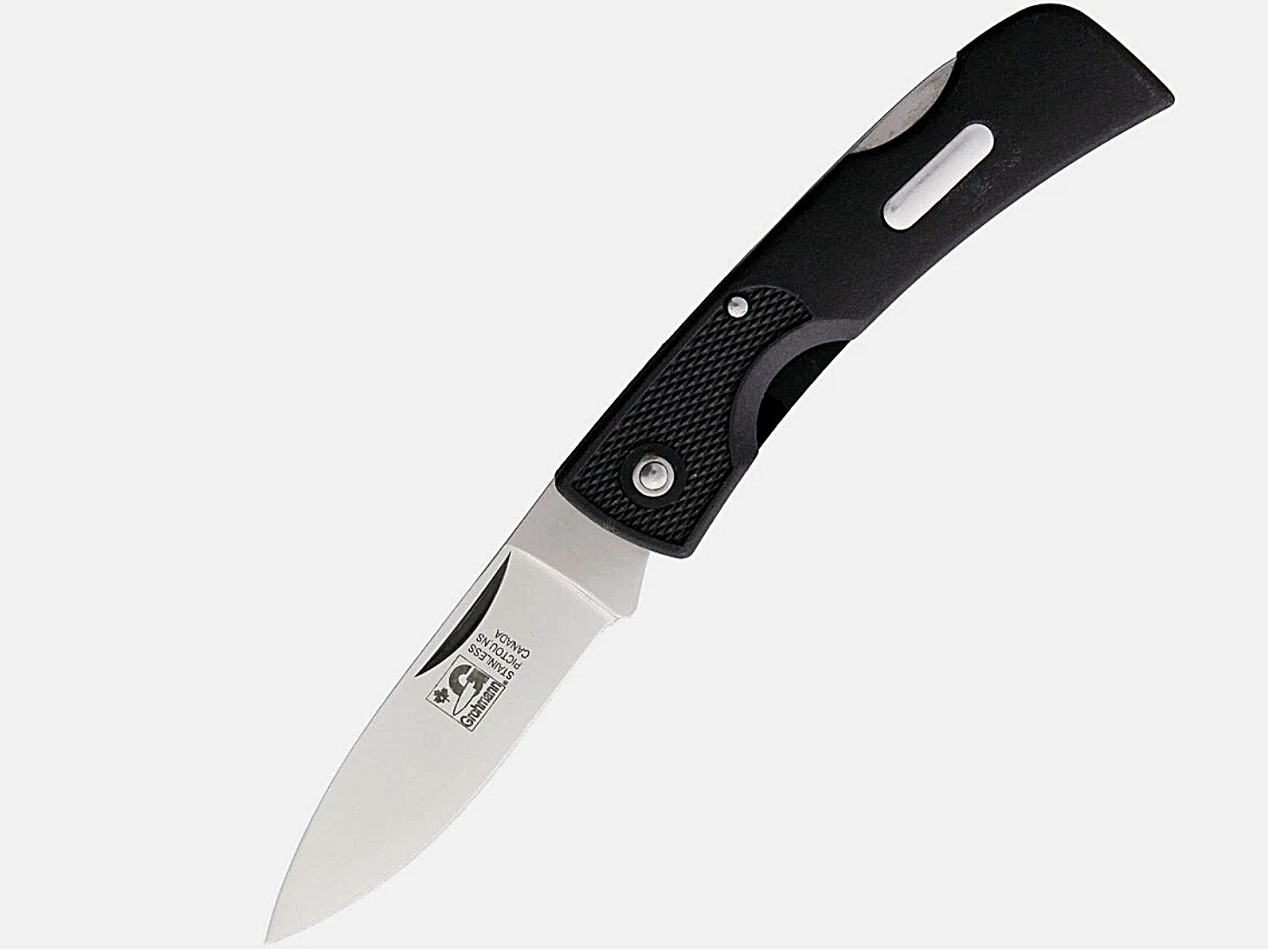 Grohmann Featherweight (Black Svelte) Folding Knife Zytel (FRN) Handle