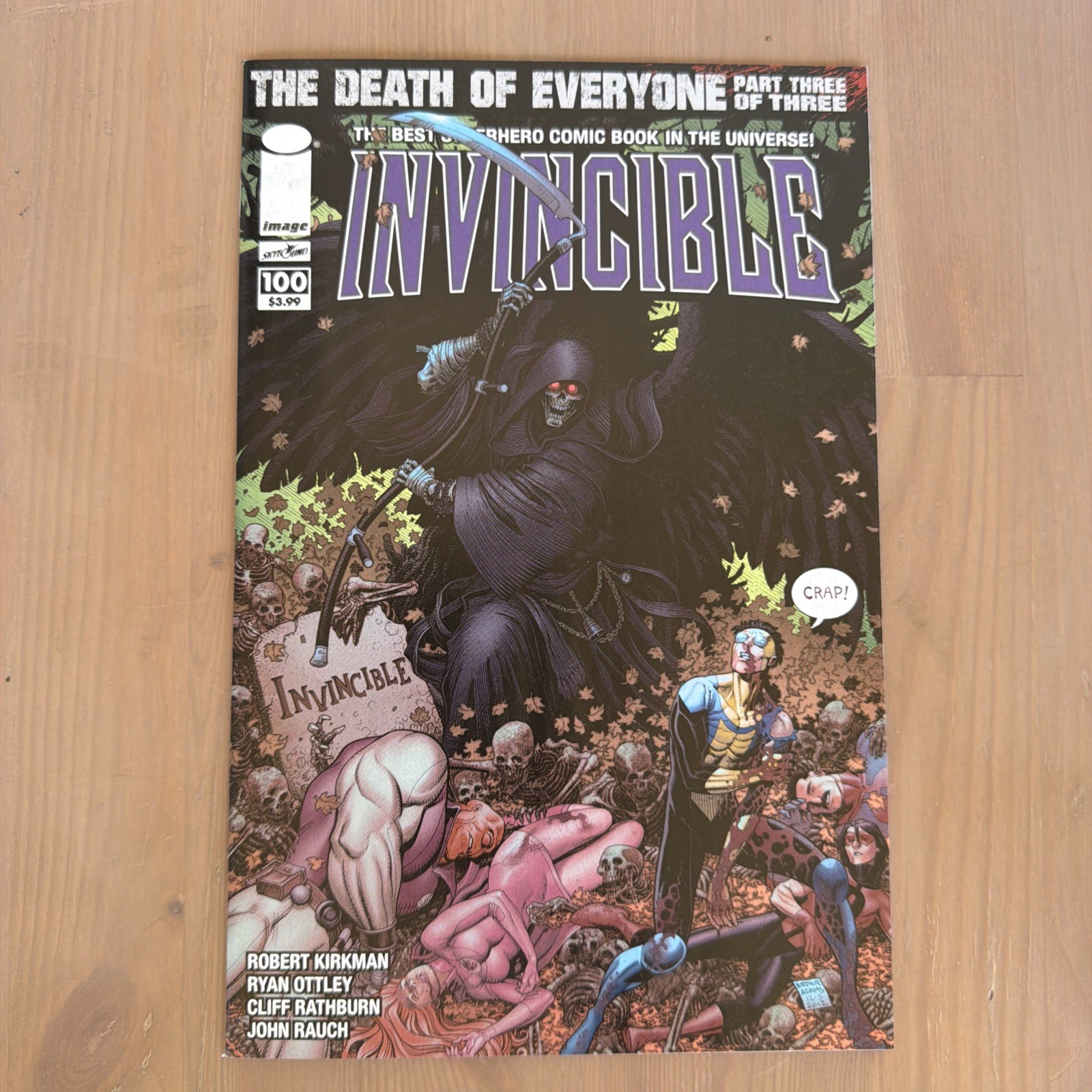 Invincible #100 Art Adams Cover E Variant The Death of Everyone Image Comics