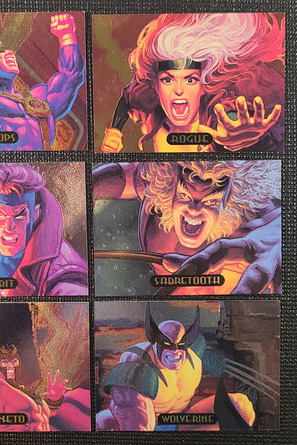 1994 Marvel Masterpieces – POWER BLAST – Complete Set of 9