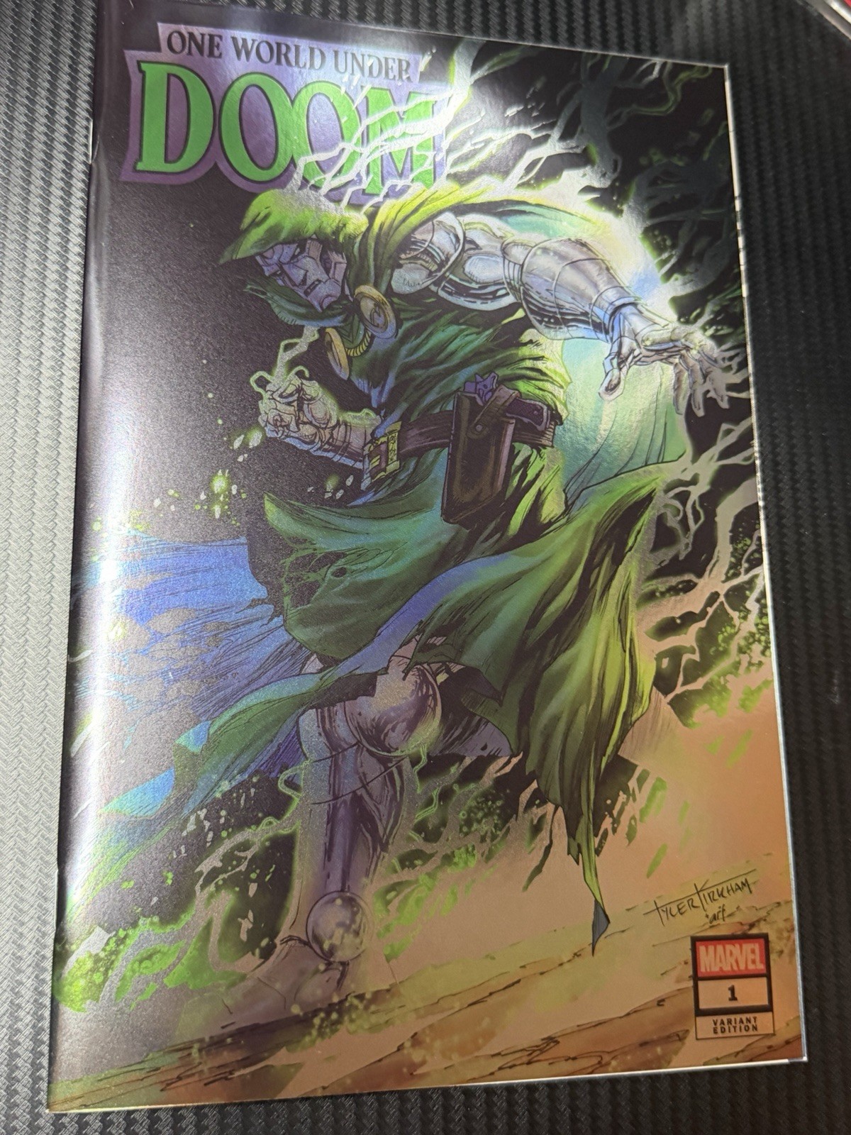 One World Under Doom #1 Flood Foil Year In Marvel 25 LTD 1500