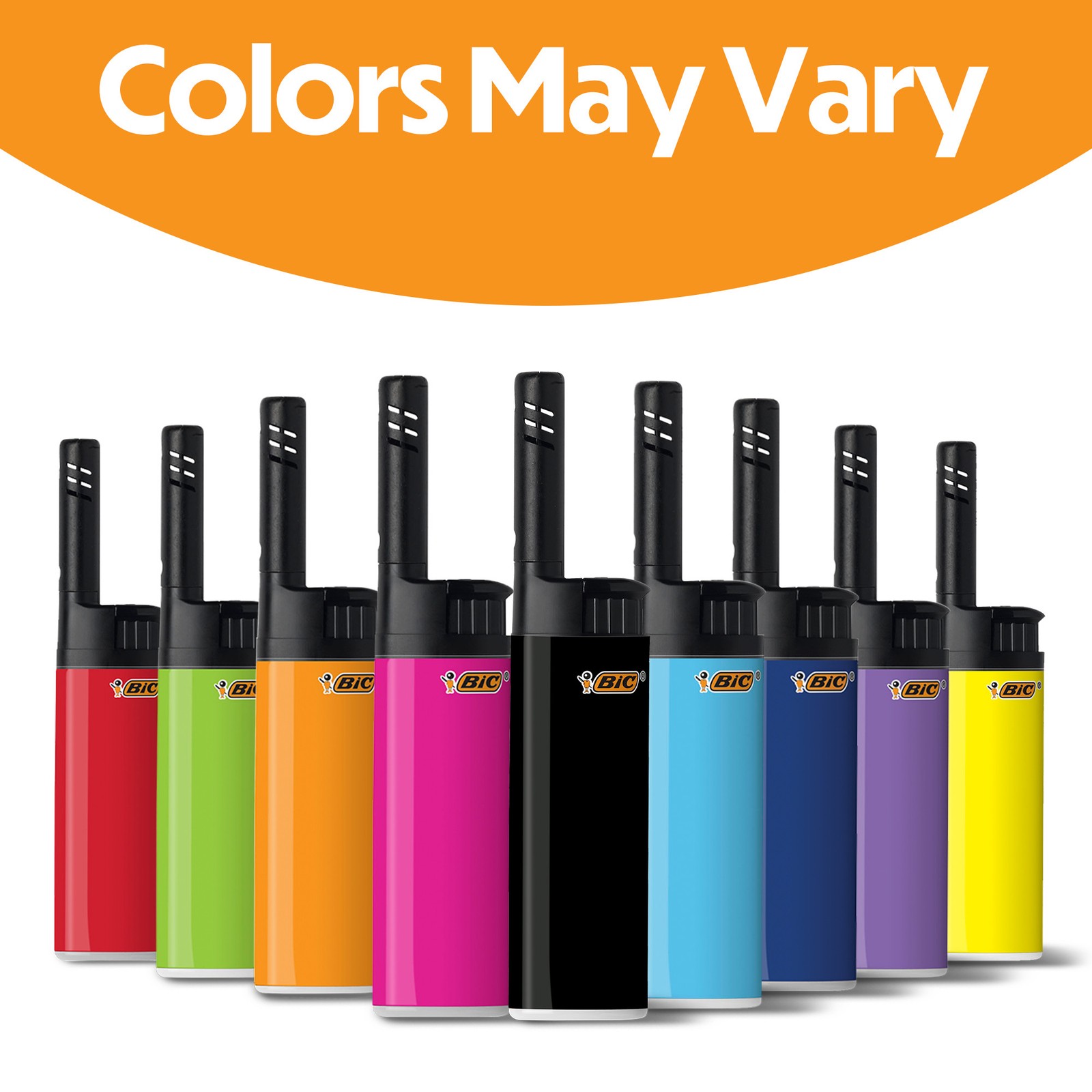 BIC Lighter Combination Pack, 4 Multi-Purpose and 2 EZ Reach, Assorted Colors