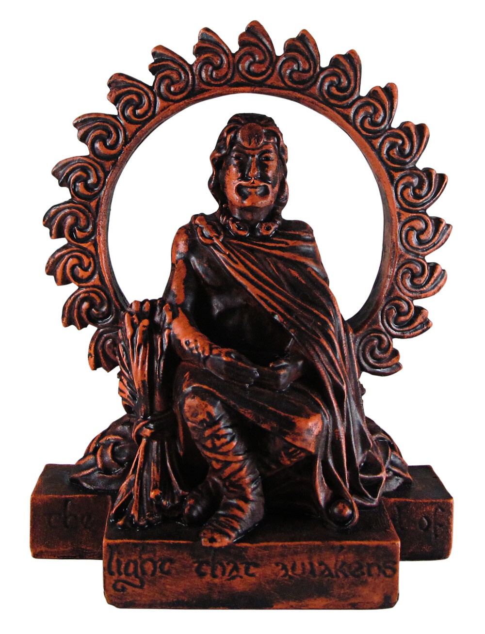 Small Lugh Figurine Celtic God of Harvest Druid Wicca Pagan Statue Dryad Design