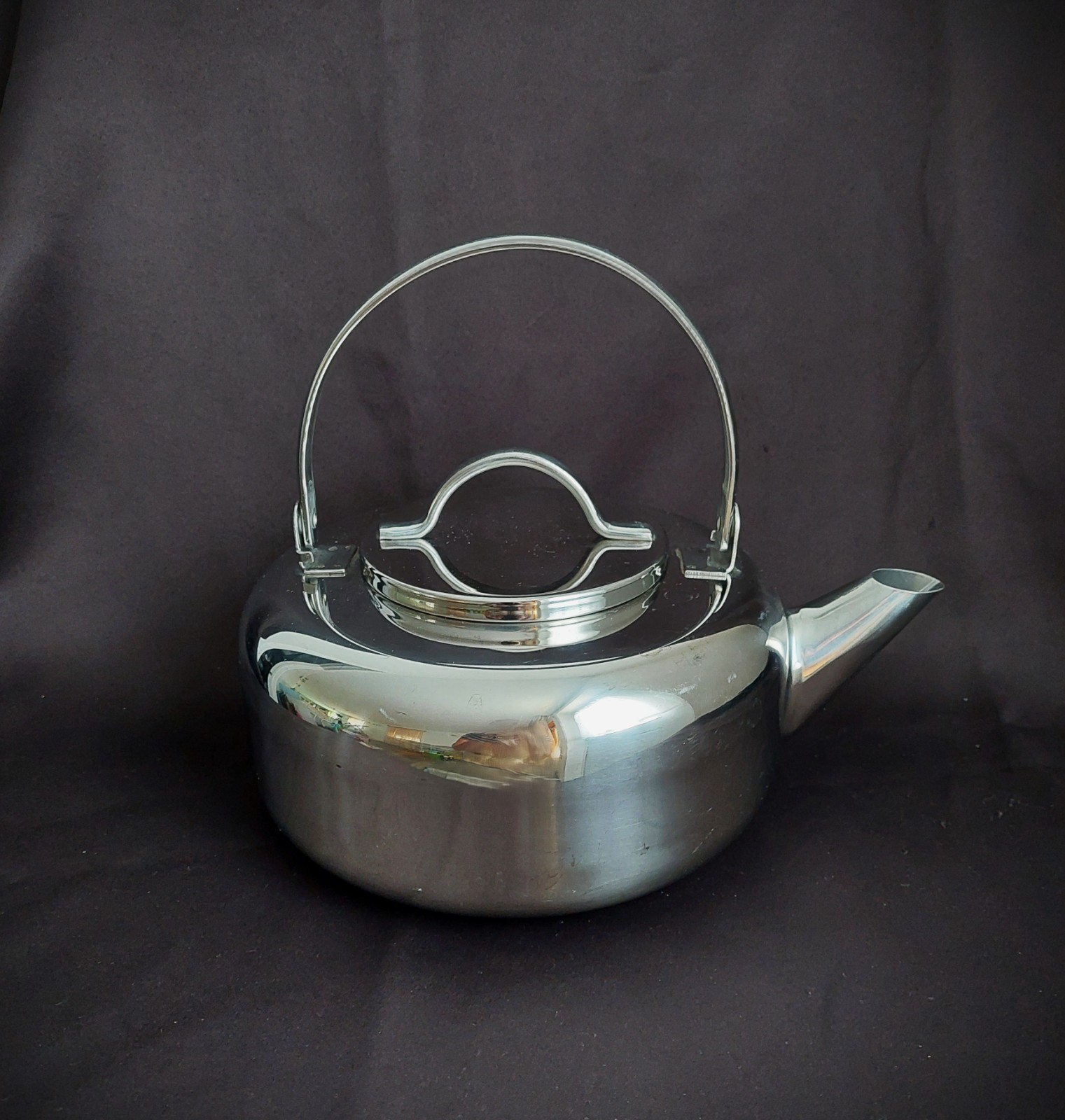 Vintage Magnalite Professional Heavy Stainless Steel Tea Kettle 2.3 L GHC 3680