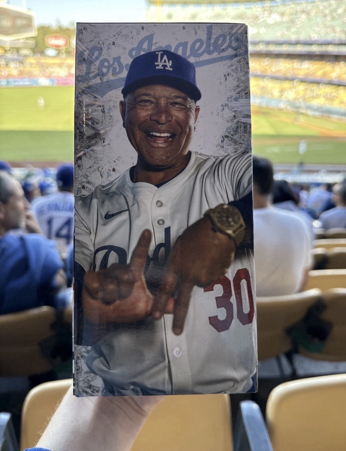 🏆🧢 Dave Roberts Dodgers Bobblehead 5/25/26 World Champions🧢🏆