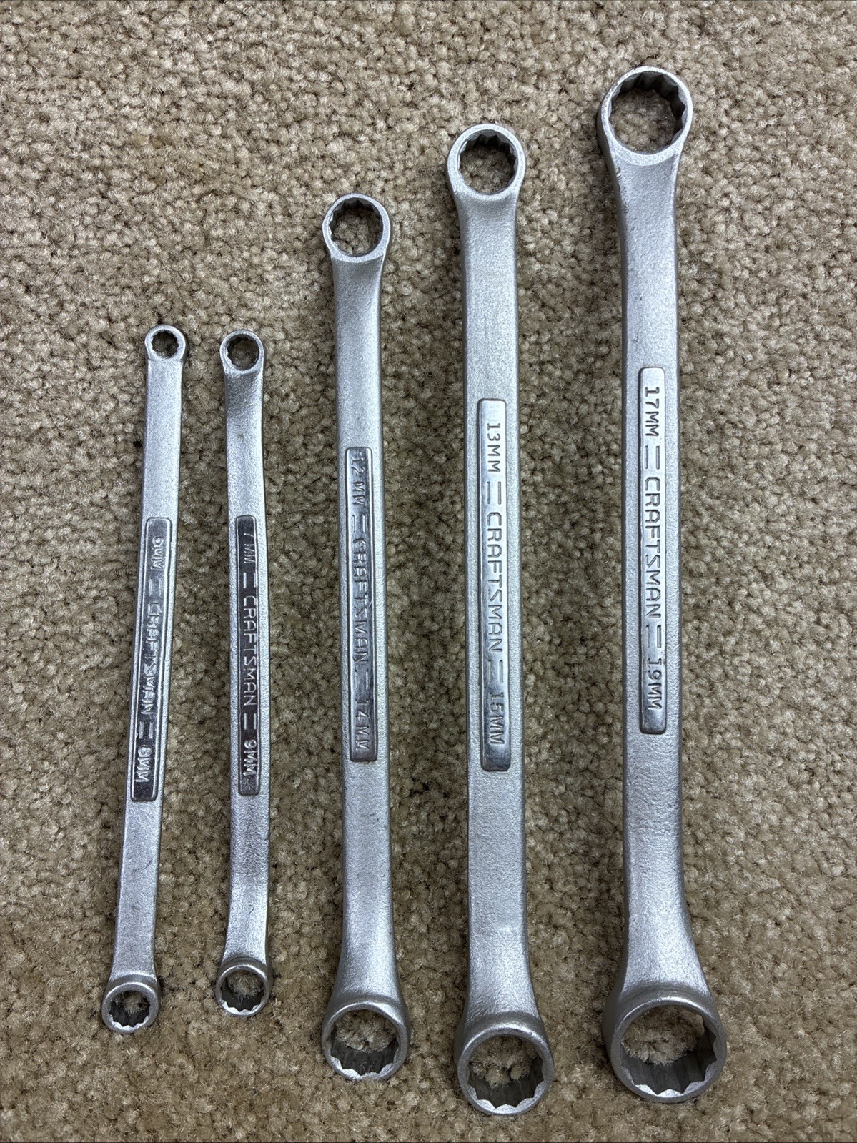 Craftsman -V- Series Metric Box Wrench Set 5pcs.