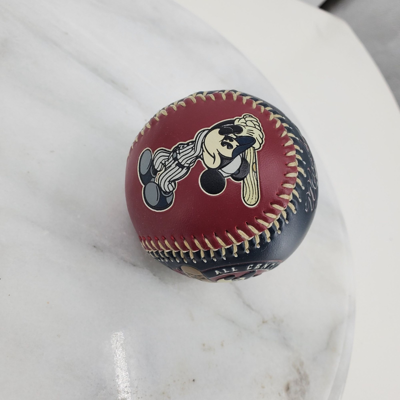 Mickey Mouse Steamboat Mickey All Century Team 1928 Red and Blue Baseball