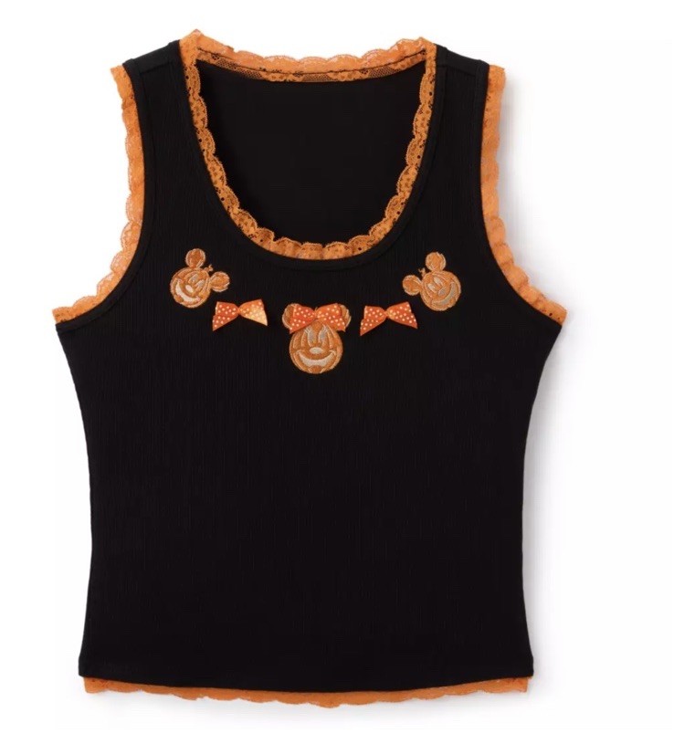 Disney Her Universe Minnie & Mickey Mouse Halloween Jack-o-lantern Tank Top – XL
