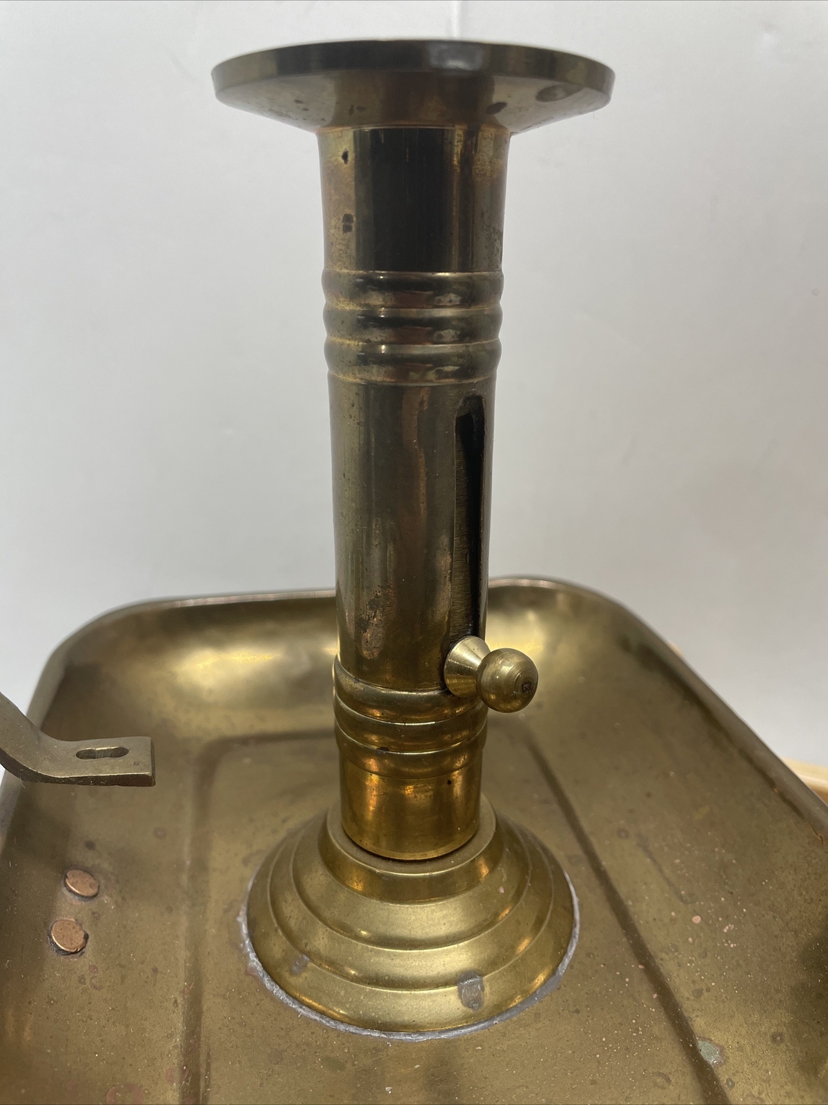 Vintage Decorative Crafts Inc Solid Brass Hand Crafted Candle Holder Taper 5.5″T