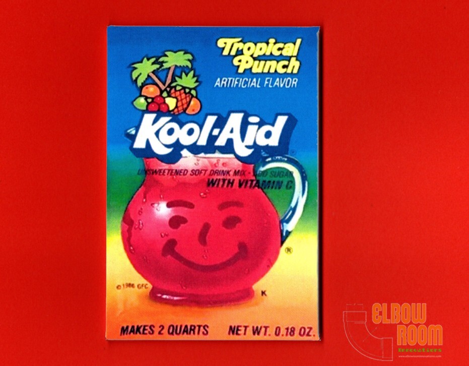 Kool-Aid Tropical Punch vintage package art 2×3″ fridge magnet