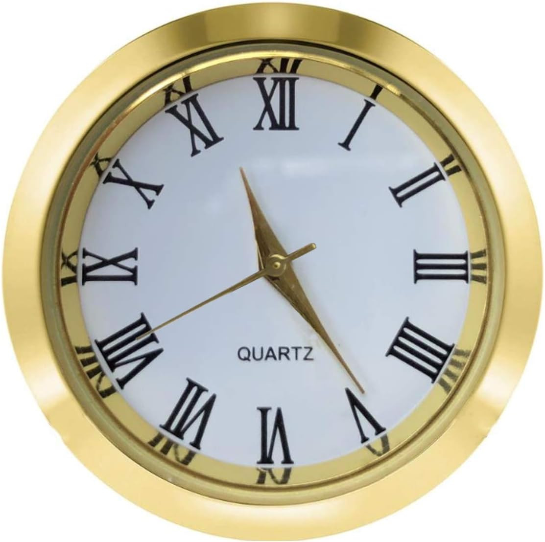 HILLHOME Mini Clock Insert 1-1/2 Inch (37 Mm) round Quartz Movement Miniature