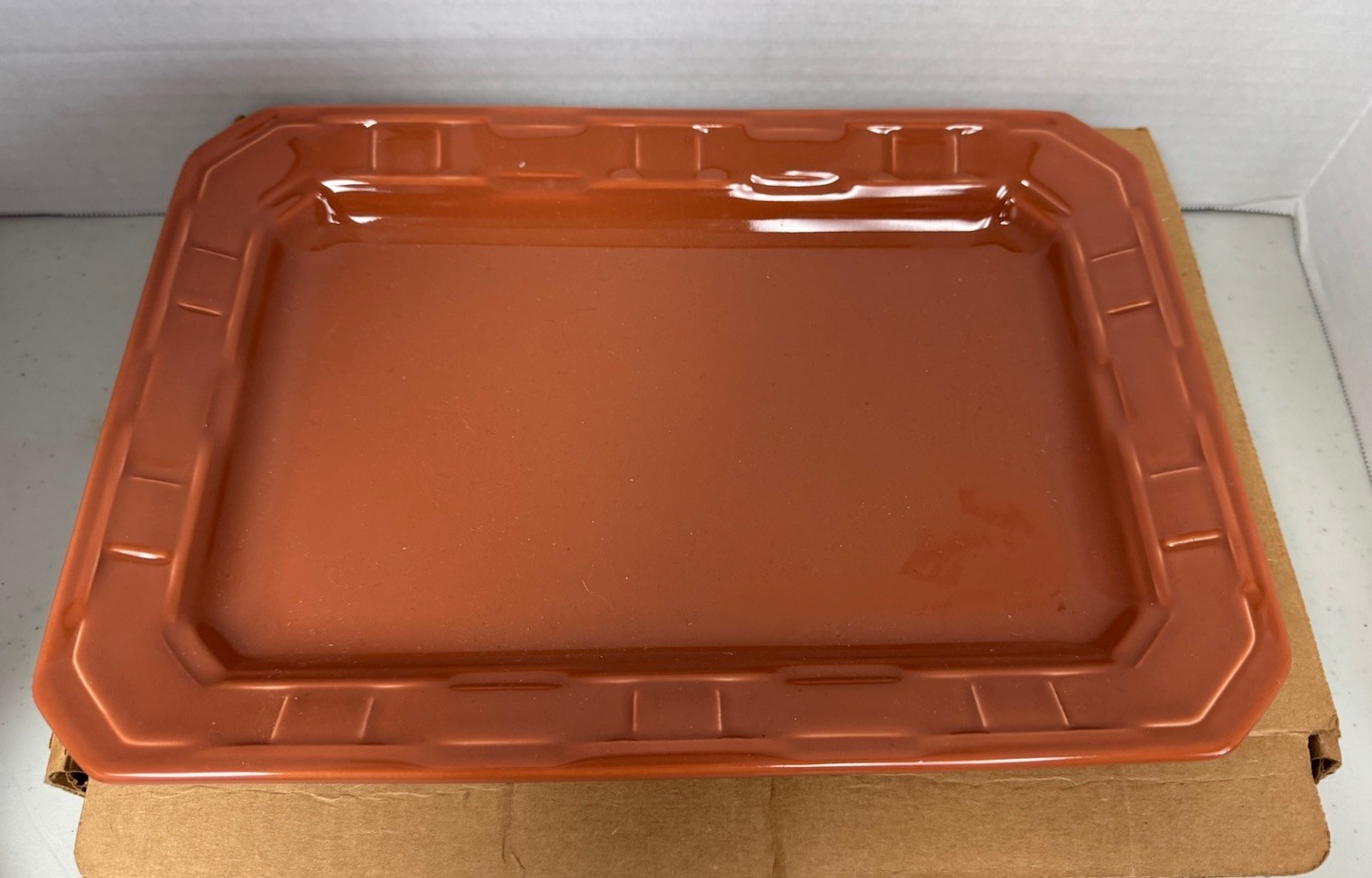 Longaberger Rectangular Serving Platter / Tray – Spice -New in Box