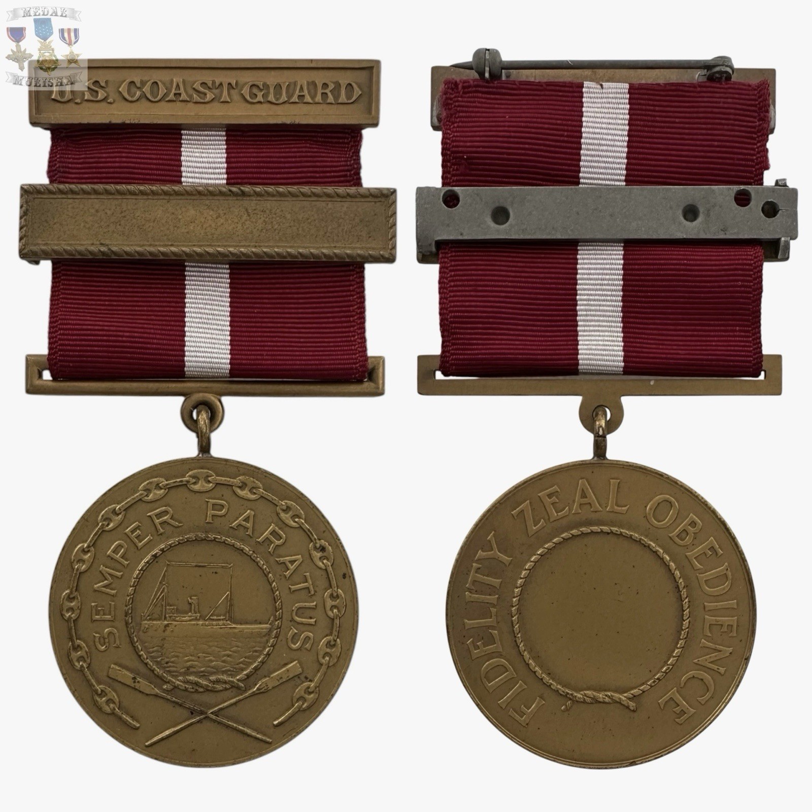 WWII U.S. COAST GUARD GOOD CONDUCT MEDAL 2ND AWARD BAR U.S.C.G. U.S. MINT WW2