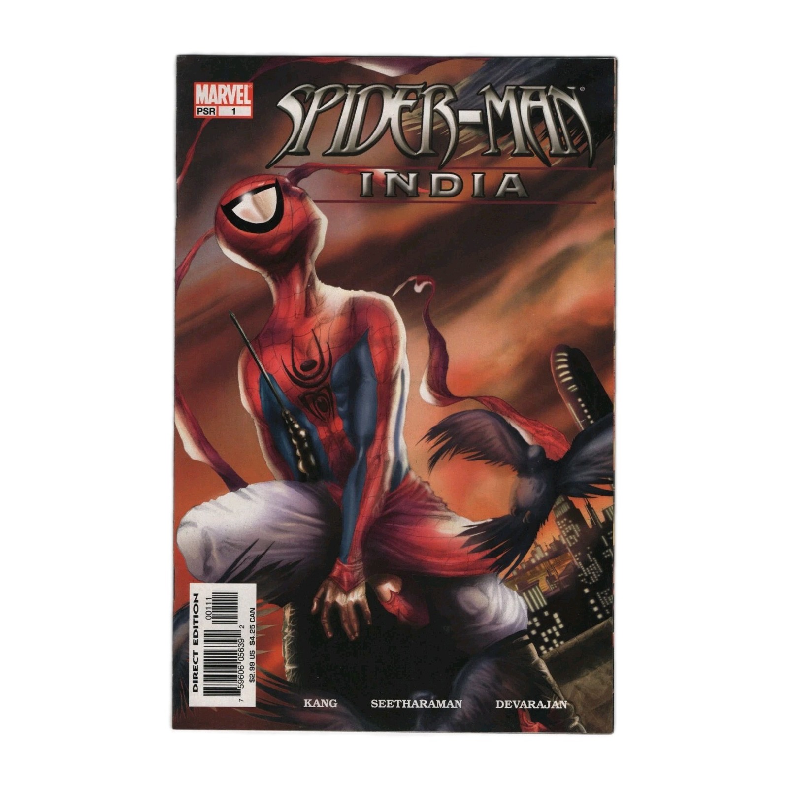 Spider-Man India # 1 1st Appearance Pavitr Prabhakar Verse Marvel Comics 2005