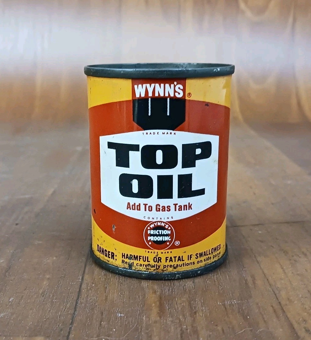 NOS Wynns Top Oil For Gas Additive Can Friction Proofing – 4oz