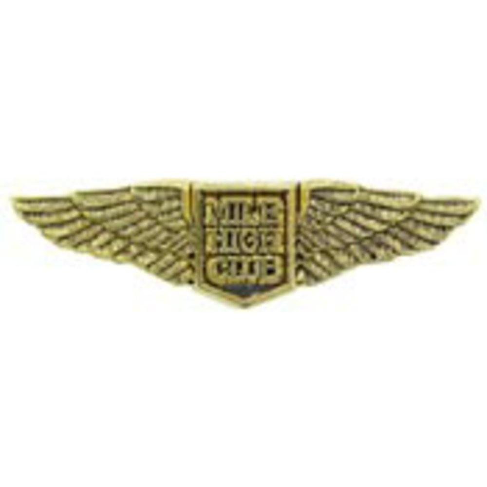 EagleEmblems P15564 Wing-Mile HIGH Club (Mini) (1.25”)