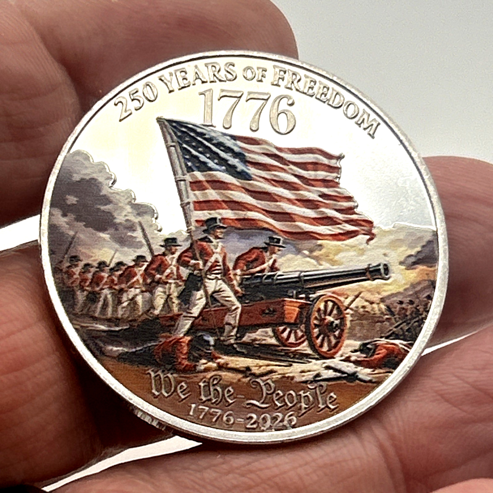*United States 250th Anniversary* ENRAVED Commemorative Coin Medal