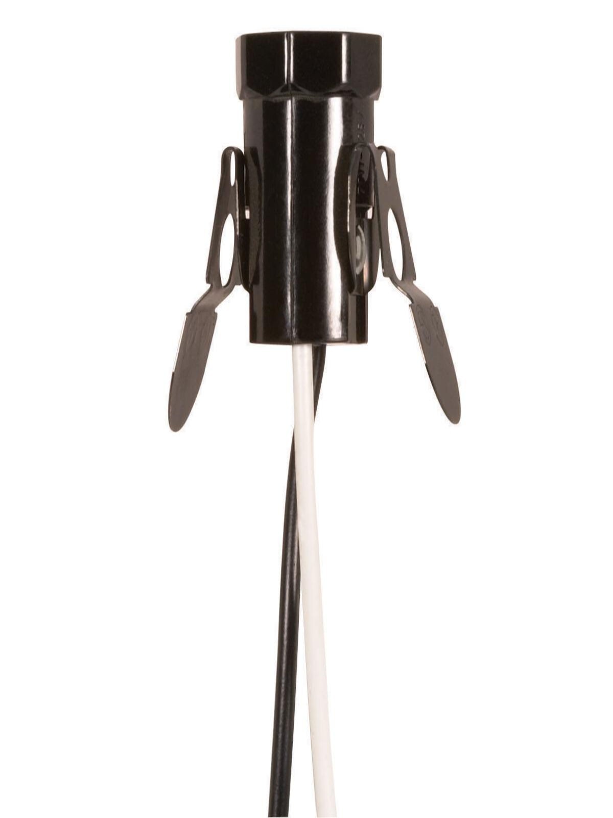 SATCO 80/1093 Lamp part: snap-in candelabra socket w/24″ wire TR-209