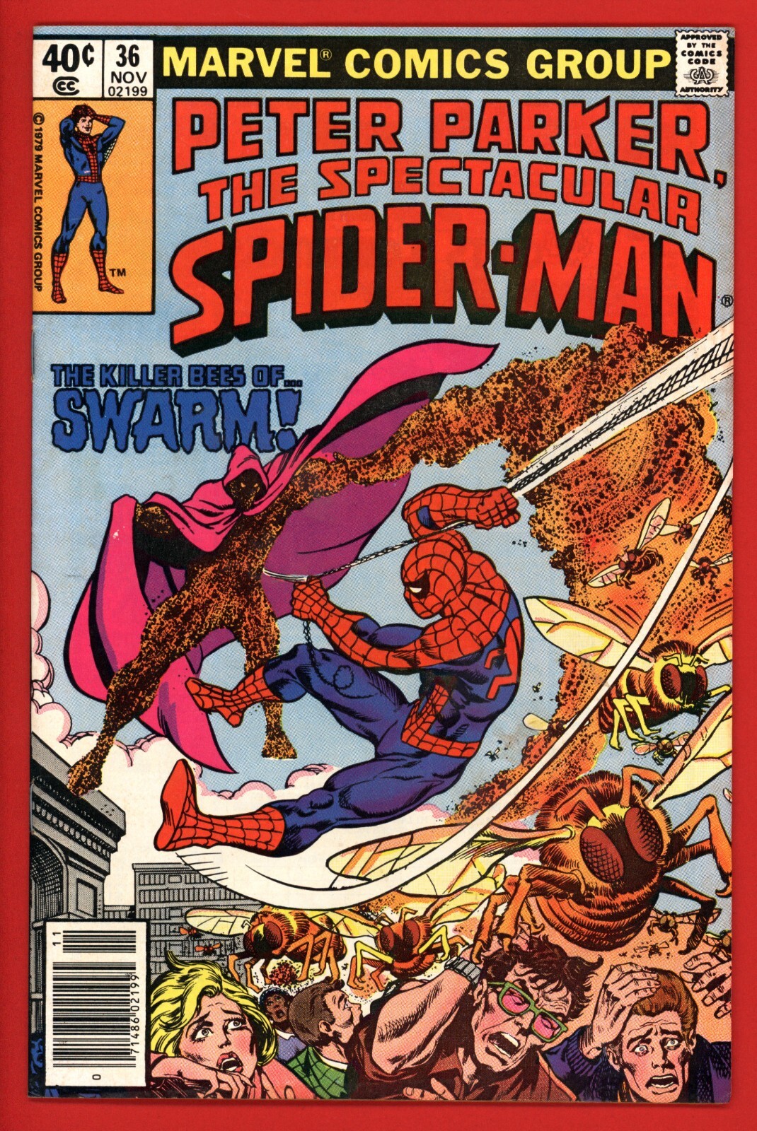 Peter Parker the Spectacular Spider-Man 36 5.0 very good fine VG FN SWARM