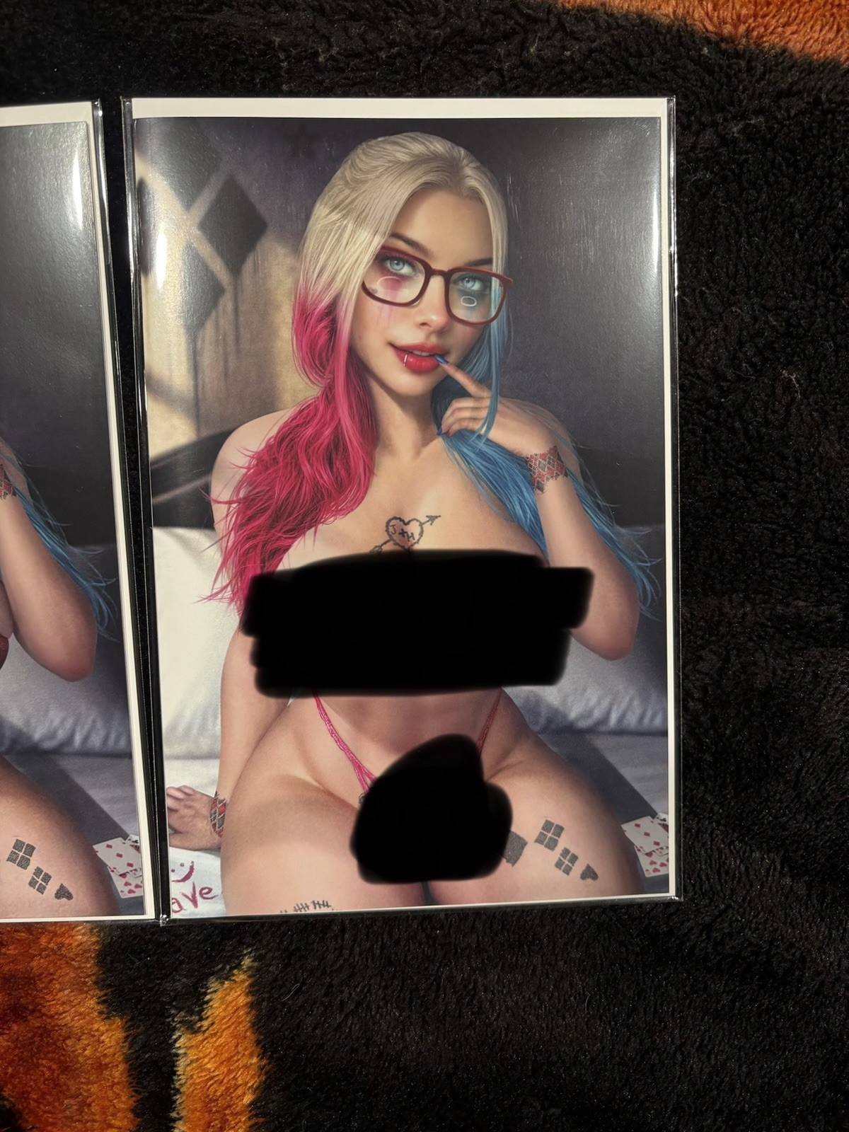Cool Comics (Playful Temptation) Lingerie Virgin Harley Quinn LTD High Grade