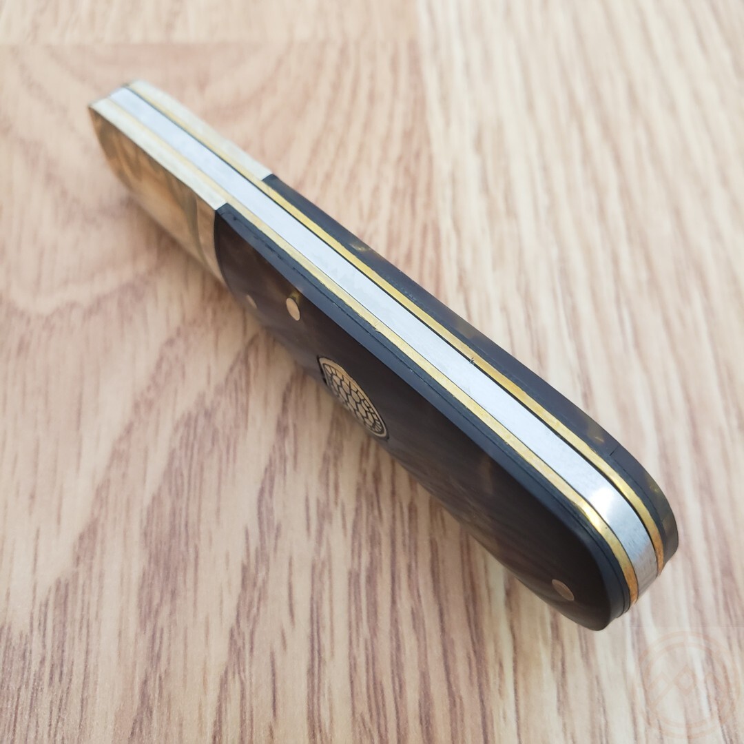 Rough Ryder Barlow Folding Knife Stainless Clip Point Blade Synthetic Handle