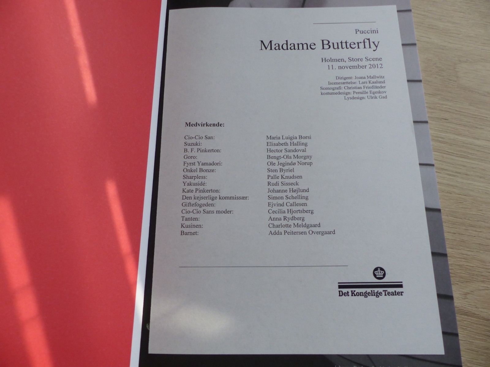 Opera Programme Bundle – ENO, WNO, Royal Danish Opera – 4 Programmes