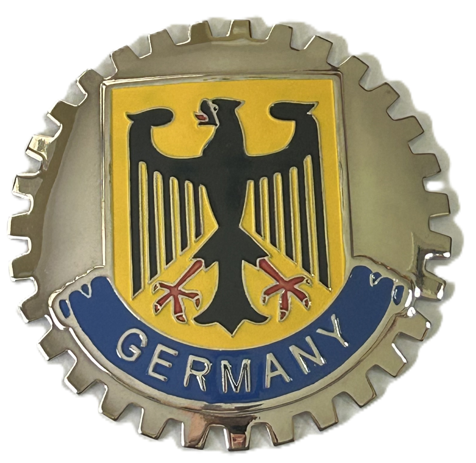 GERMANY COAT OF ARMS CAR GRILLE BADGE EMBLEM GERMAN EAGLE