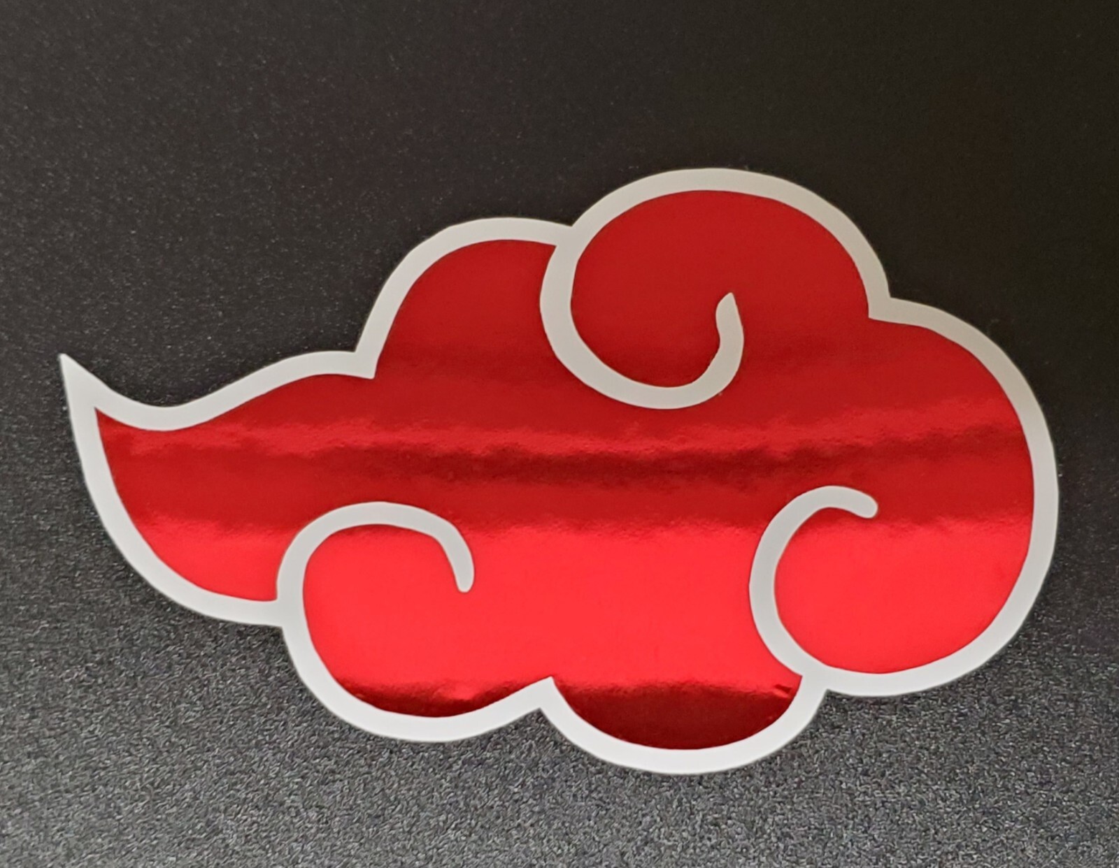 Akatsuki Symbol Holographic Foil Holo Naruto Sticker Vinyl Decal Waterproof!