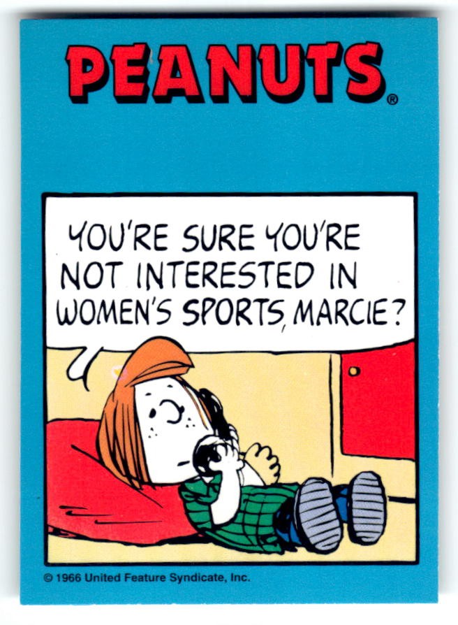 1992 ProSport Peanuts Classics #165 You’re sure you’re not interested