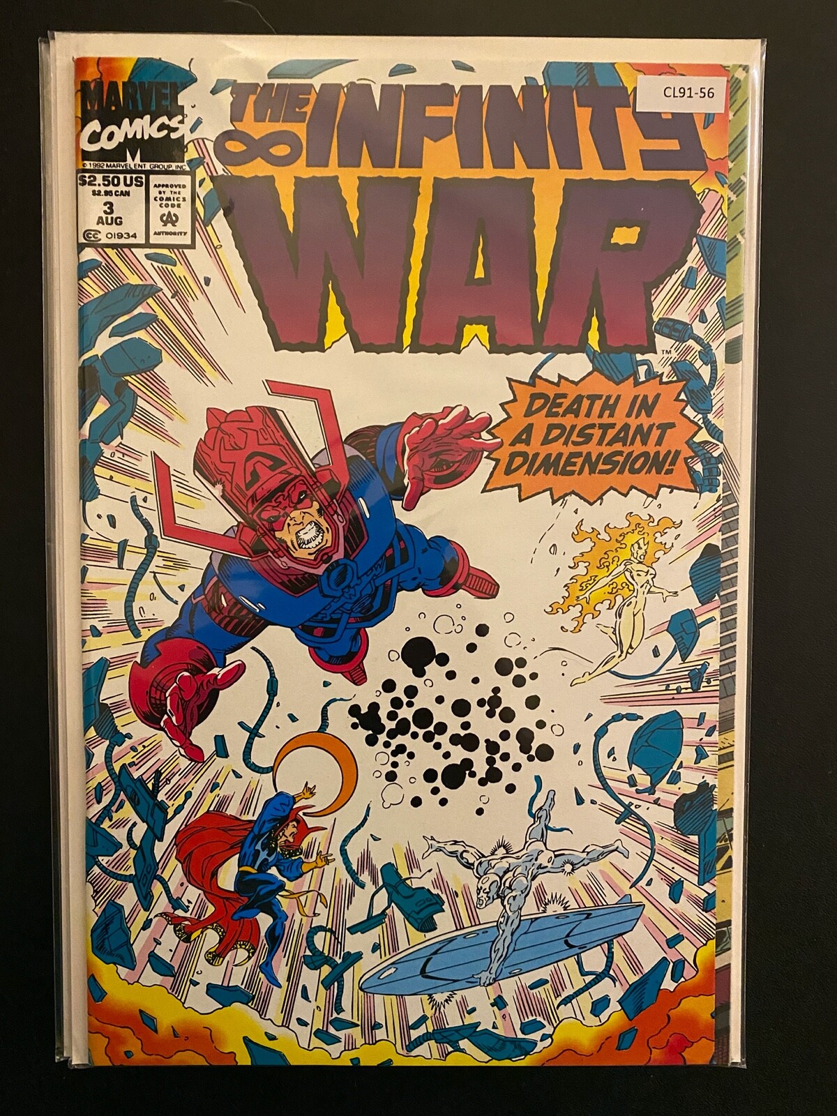 Infinity War #3 1992 Newsstand High Grade Marvel Comic Book CL91-56