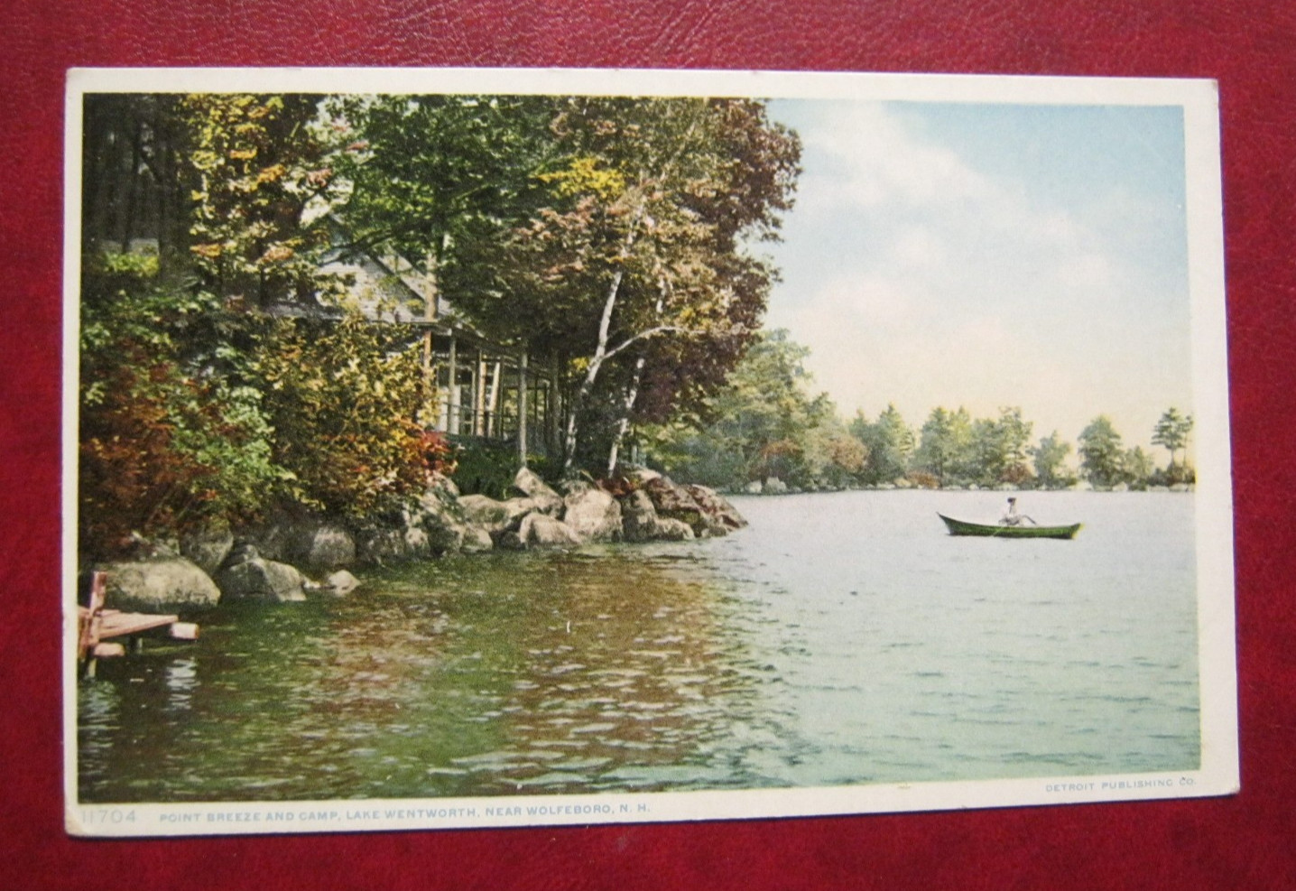 Point Breeze and Camp Lake Wentworth Wolfboro NH PHOSTINT 11704