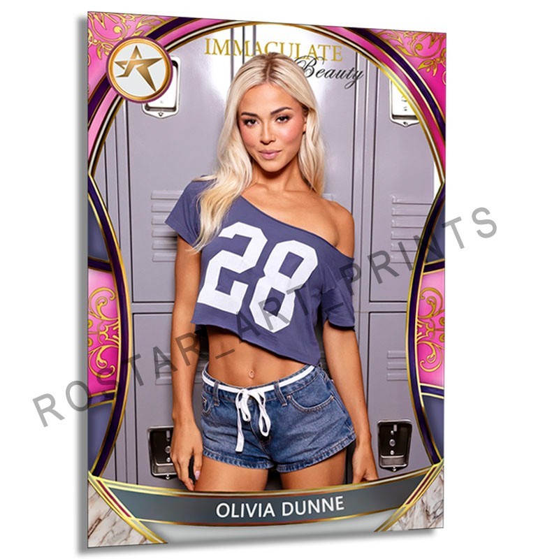 OLIVIA LIVVY DUNNE Beauty Card GOF Rostar CUSTOM SP Card LDU6