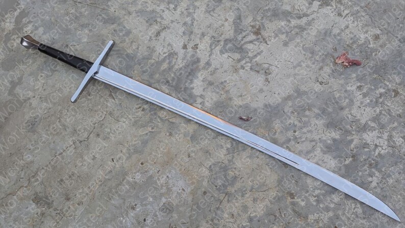 Ronin Katana Sword – Medieval Two Handed Saber – 1075 High Carbon / with strap