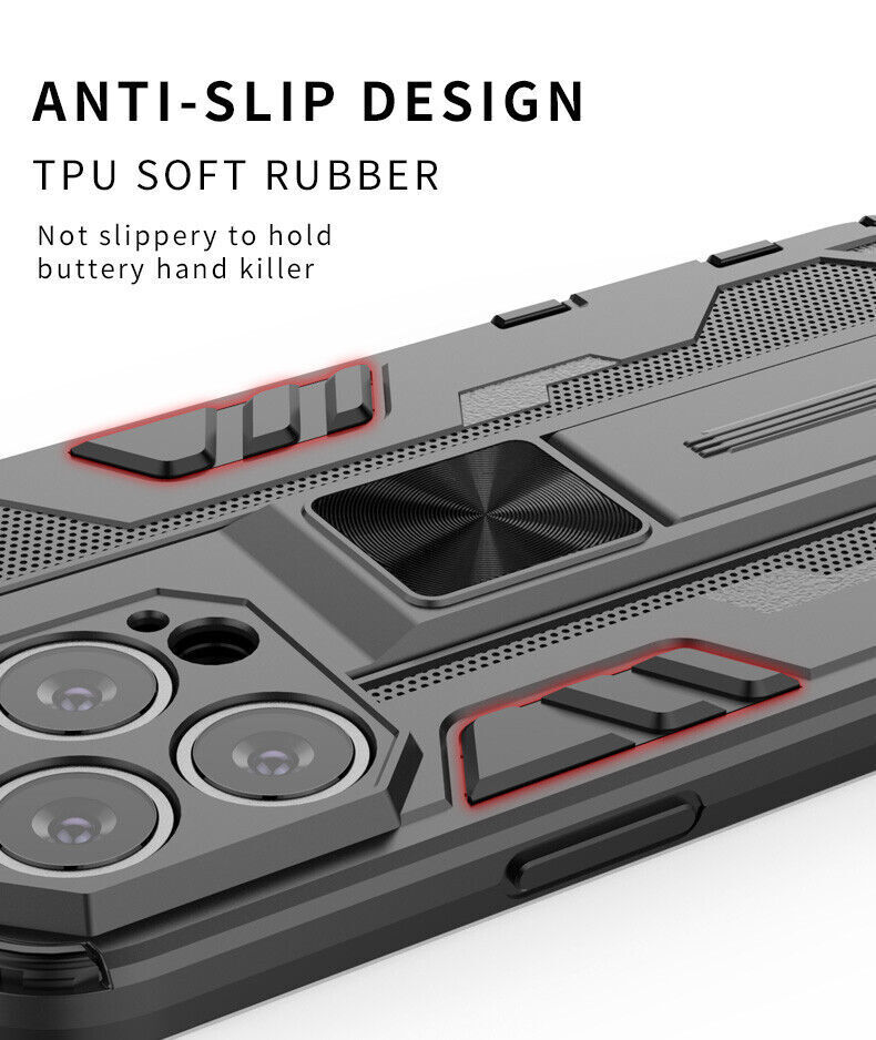 For iPhone 15 15 14 Pro 14 13 Pro Max 13 Stand Armor Hybrid Phone Case