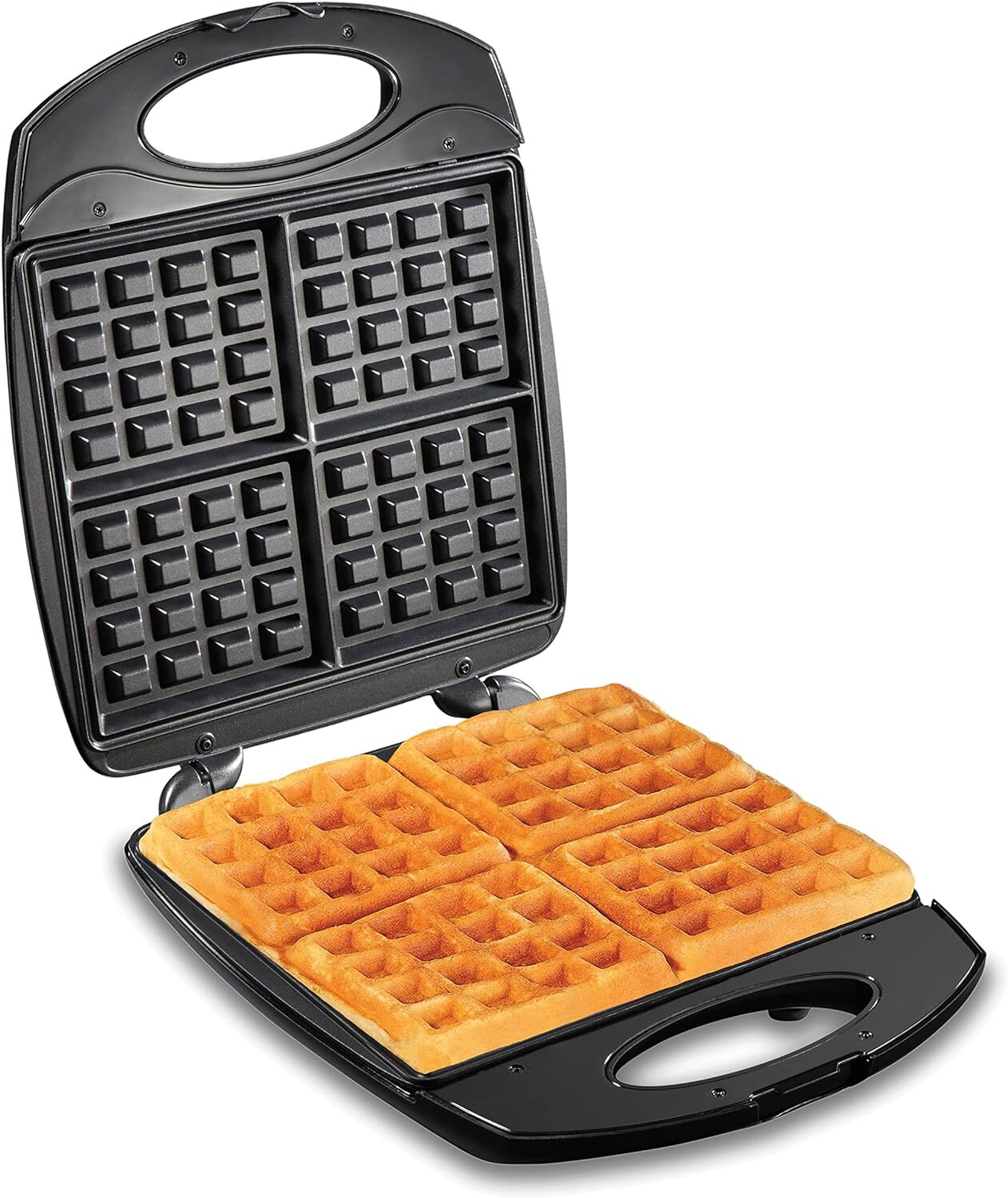 Classic 4-Slice Belgian Waffle Maker Non-Stick Electric Easy to Clean
