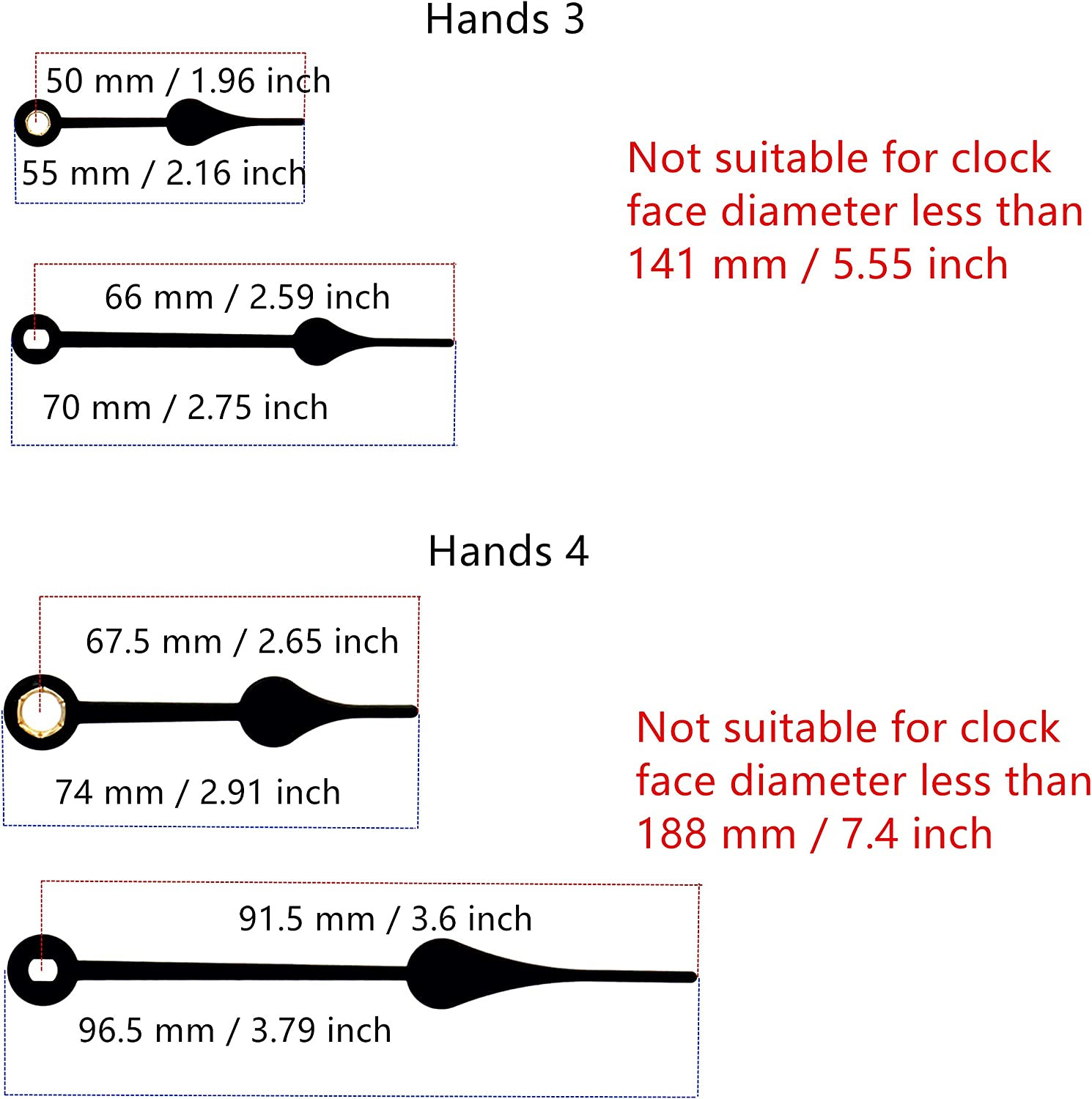 Include Hands Quartz Diy 12888 Wall Clock Movement Mechanism Battery Operated…