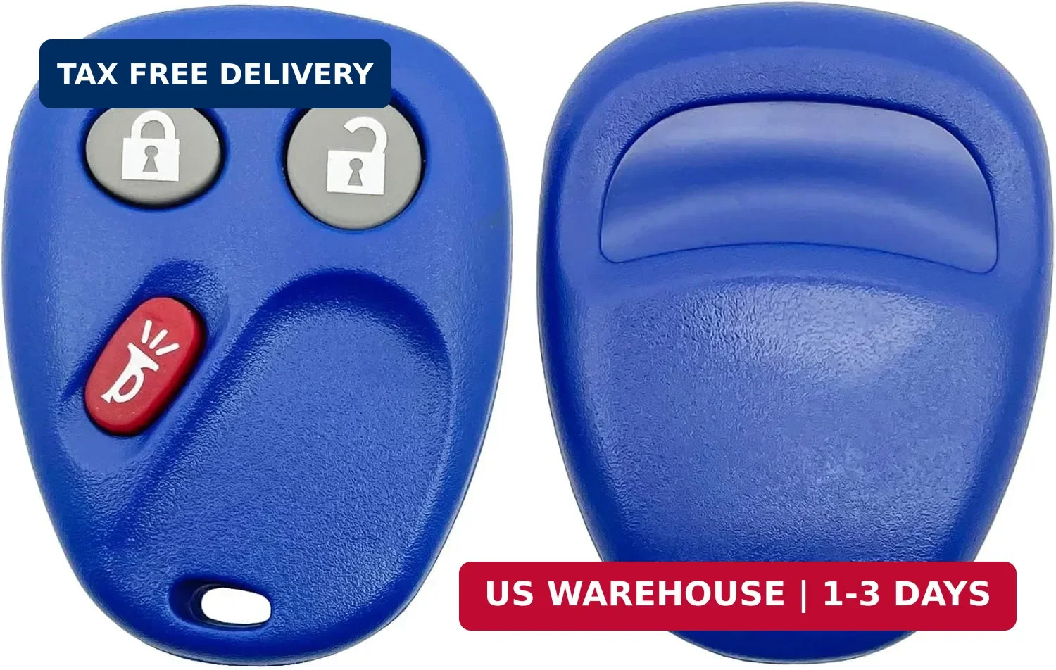 Replacement Key Fob Shell Keyless Entry Remote Car Key Fob Case Fits for Chevy T