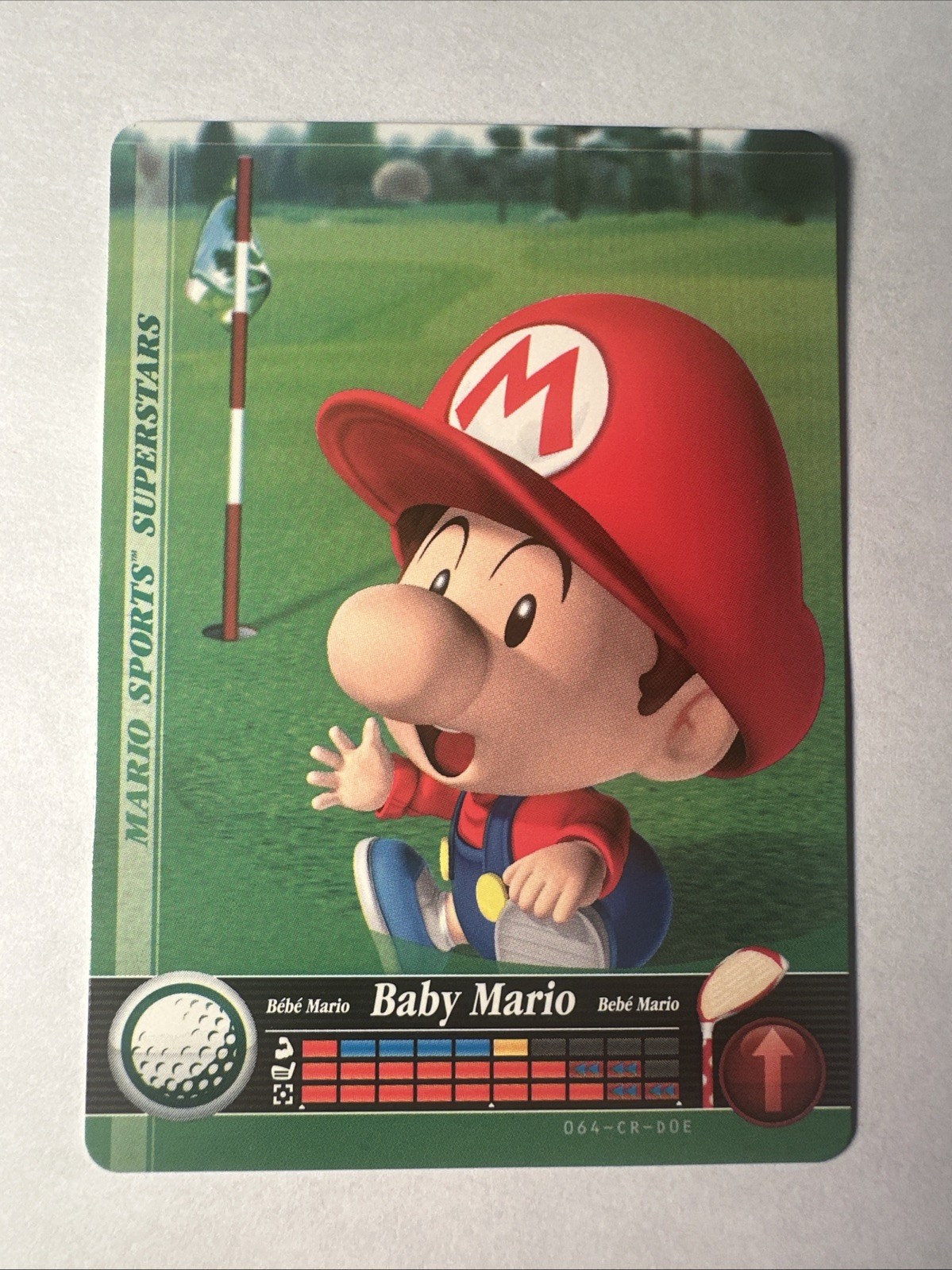 Mario Sports Superstars Amiibo Card Baby Mario Golf USA
